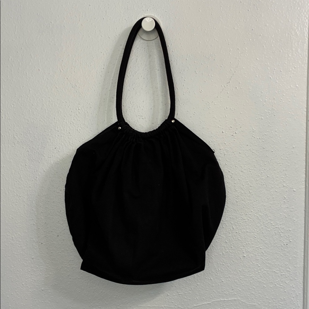 Casual Black Canvas Women's Bag